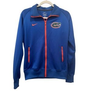 Florida Gators Nike Dri-Fit Full Zip Jacket Blue Orange SEC Football Ladies Sz M